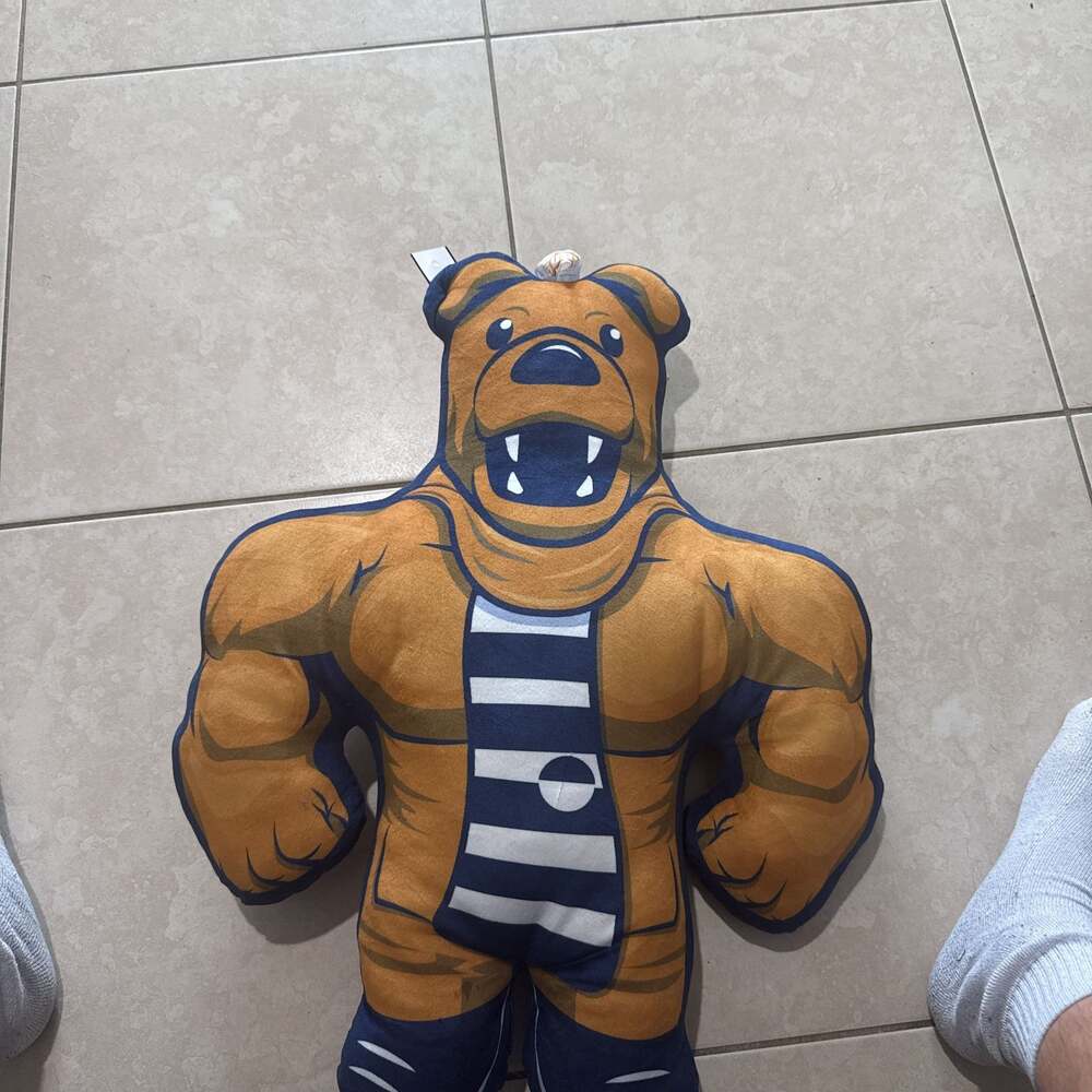 Penn State Nittany Lion Mascot Stuffed Plush Pillow